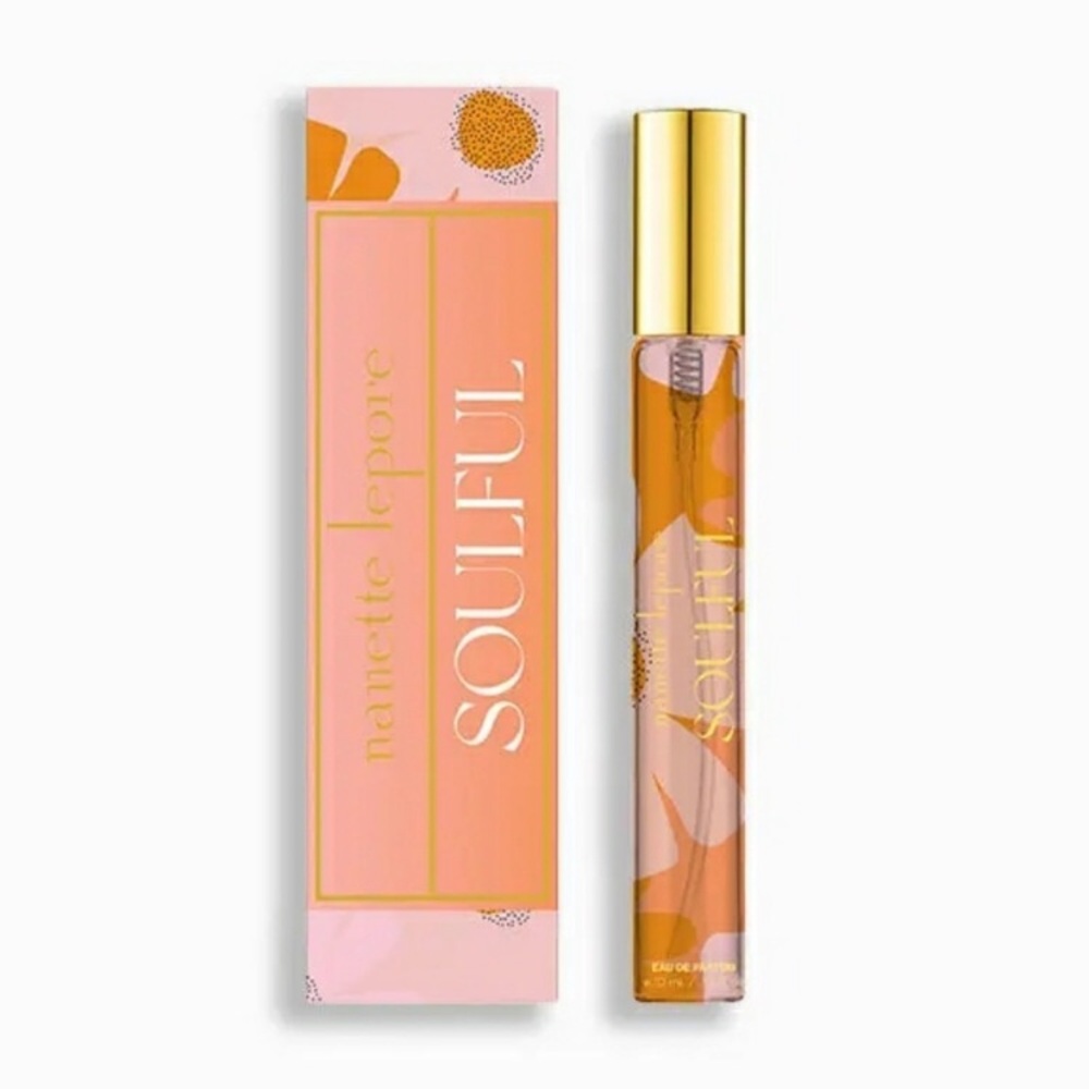 Nanette Lepore Soulful Édp Spray Travel Size 10mL Floral, Woody, Fruity *BNIB